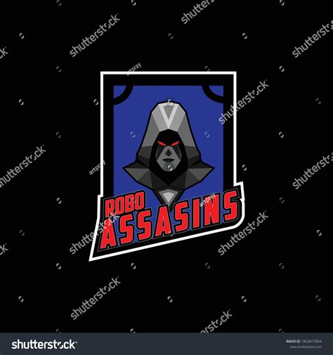 Illustration Assassin Esport Logo Design Vector Stock Vector (Royalty ...