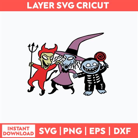 Lock Shock Barrel Svg Halloween Svg Png Dxf Eps File Inspire Uplift