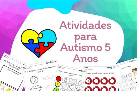Atividade Autismo Educação Infantil