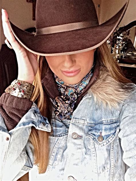 Cowgirl Brown Felt Jean Coat With Fur Rodeo Outfits Fashion Style