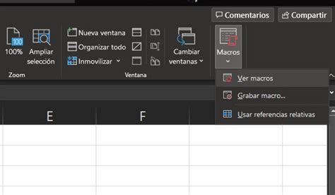 Cómo crear y usar los macros en Excel