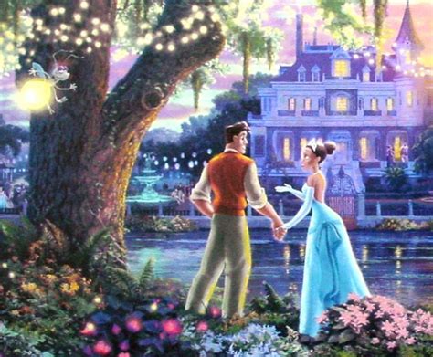 The Princess And The Frog Disney Discoveries I By Thomas Kinkade