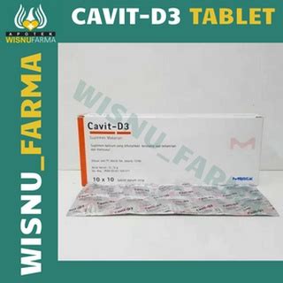 Jual CAVIT D3 MULTIVITAMIN STRIP Shopee Indonesia