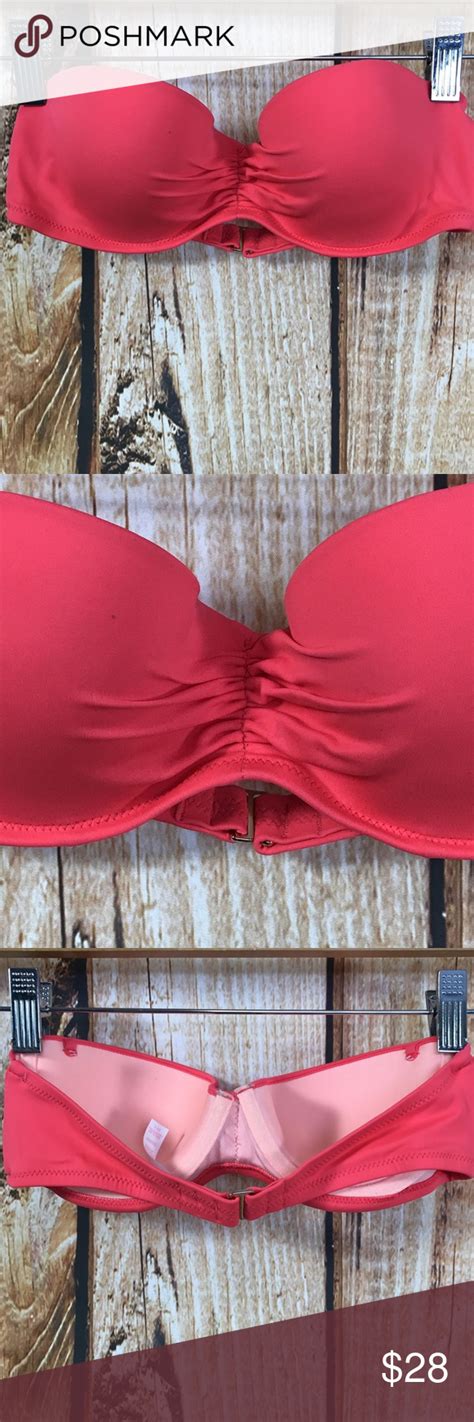 Victorias Secret Swim The Flirt Bandeau Push Up Victorias Secret