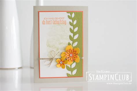 Framelits Pflanzen Potpourri StampinClub Stampin Up Ideen Mit