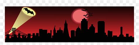 Gotham City Skyline Clip Art