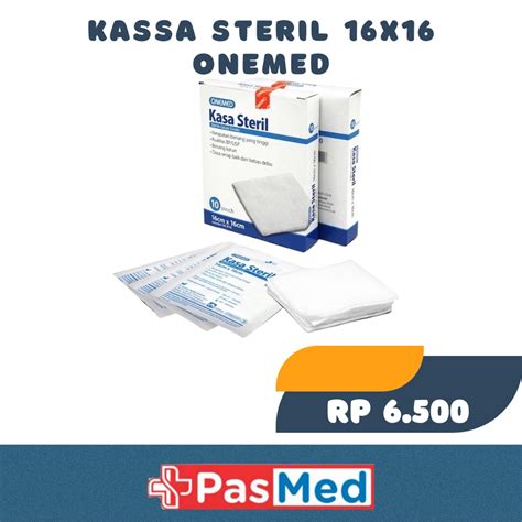 Jual Kasa Steril X Cm Onemed Box Isi Pouch Shopee Indonesia