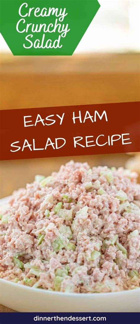 Ham Salad Recipe VIDEO Dinner Then Dessert