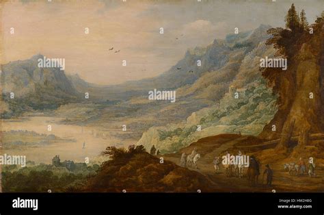 Joos De Momper Ii And Jan Brueghel I Mountain Landscape With