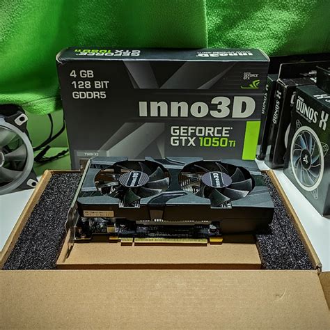 Nvidia GTX 1050 Ti 4GB Inno3D Twin X2 Graphics Card Video Card