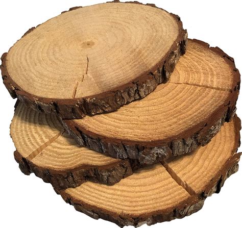 Amazon Pack Round Rustic Woods Slices With Cracks