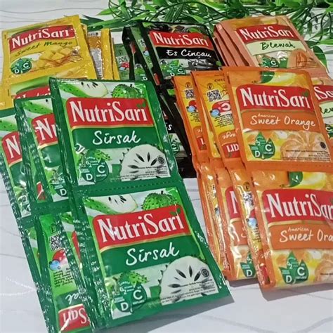 Nutrisari Renceng Ecer Nutrisari Minuman Serbuk Aneka Rasa Renceng