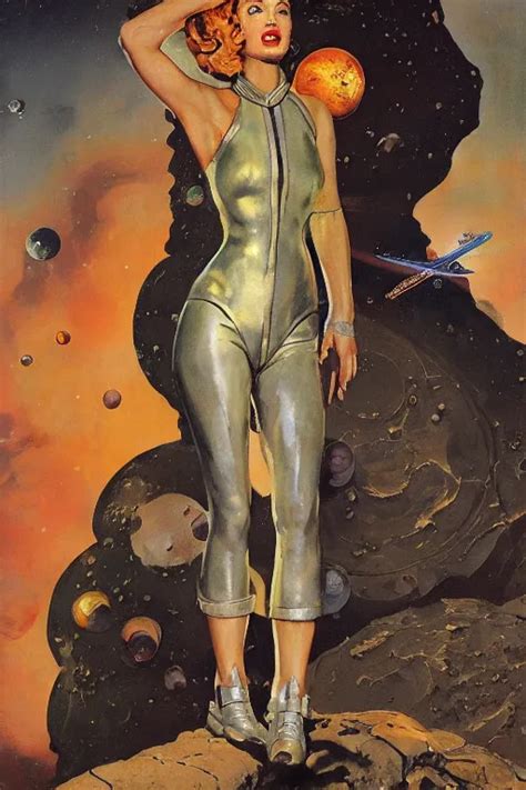 S Pulp Scifi Fantasy Illustration Full Body Stable Diffusion