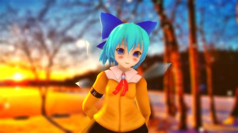 Mmd Cirno Touhou By Minamotoshizuka1096 On Deviantart