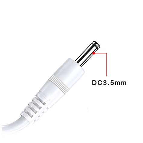 White Usb To Dc Mm Power Cable Jack Connector V Power Supply