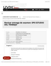 EPE 2 Estudio Del Trabajo Pdf Revisar Entrega De Examen EPE ESTUDIO