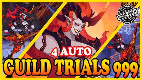 Guild Trials Auto Lavatune Pruebas De Gremio Afk Arena Youtube