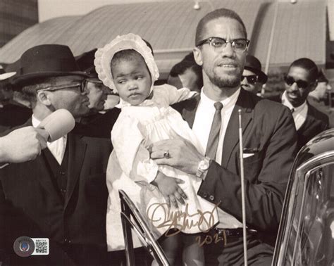 Qubilah Shabazz Signed Autographed 8x10 Photo Daughter Of Malcolm X Beckett Bas Ebay