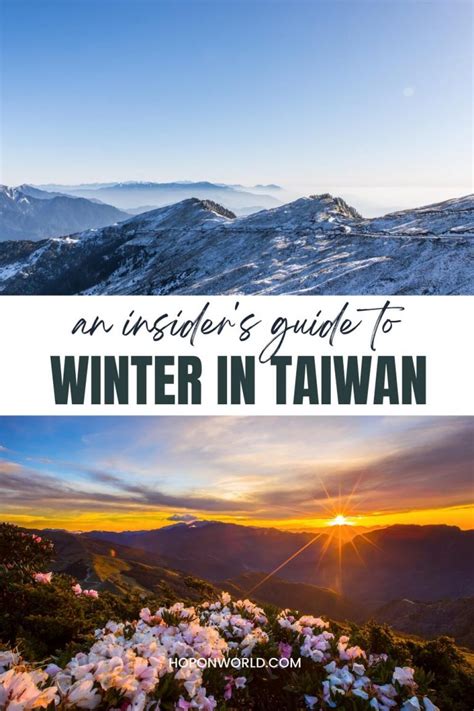 Winter in Taiwan: 15 Fantastic Things to Do • Hoponworld