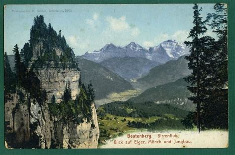 Beatenberg Birrenfluh Blick Auf Eiger M Nch Und Jungfrau Kaufen