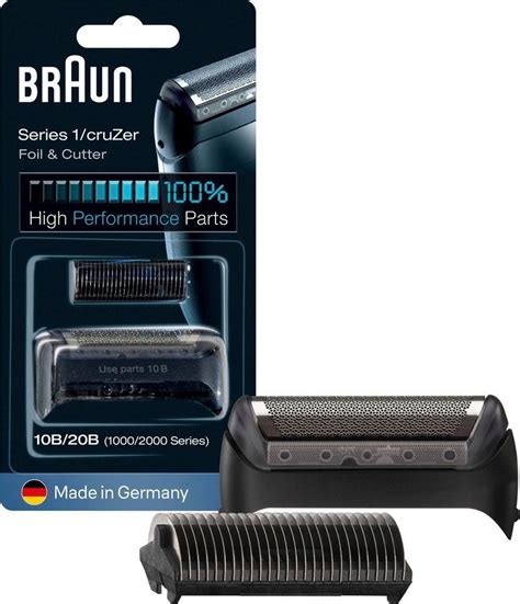 Braun Ersatzscherteil Series 1 10b Kompatibel Mit Cruzer Und Series 1