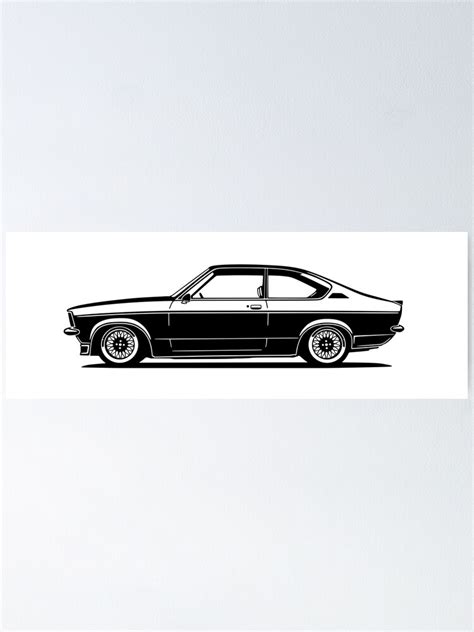 Opel Kadett CQP GTE Cultural Asset Poster For Sale By StickarGermany