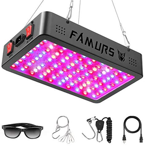 Famurs 1000w Led Grow Light 3x3ft Coverage Triple Chips Full Spectrum