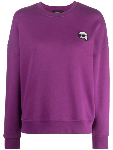 Karl Lagerfeld Ikonik Cotton Sweatshirt Farfetch