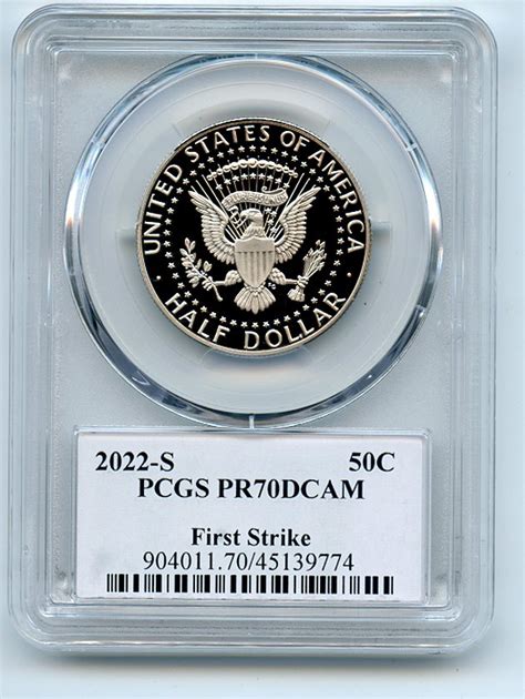 Lot Detail S C Clad Kennedy Half Dollar Pcgs Pr Dcam First