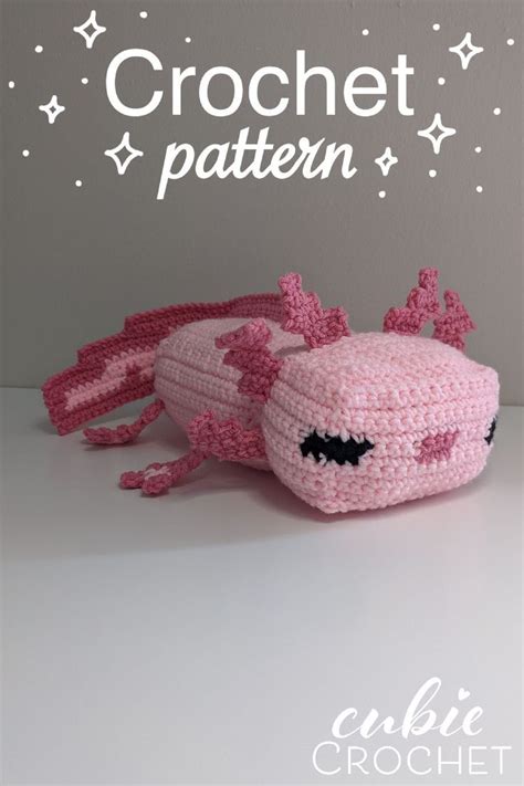 Minecraft Axolotl Pattern By Jessica Wilson Crochet Patterns Change