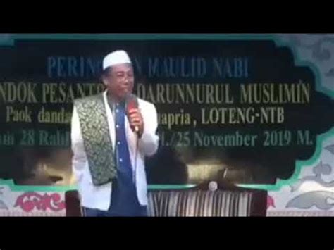 Ceramah Lucu TGH L Supardan Kholil Dari Lombok YouTube