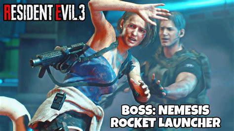 Resident Evil 3 Remake Boss Nemesis Rocket Launcher Dlc Classic