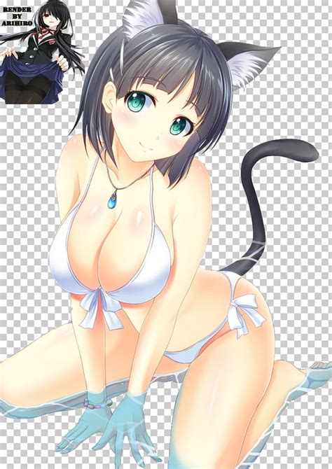 Catgirl Swimsuit Myanimelist Ecchi Bikini Png Clipart Anime Asuna