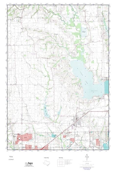 Mytopo Wylie Texas Usgs Quad Topo Map Wylie Texas Map Printable Maps