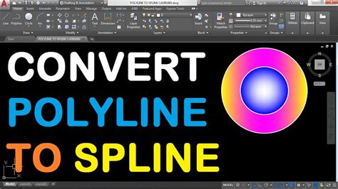 How To Convert Polyline To Spline In Autocad Youtube