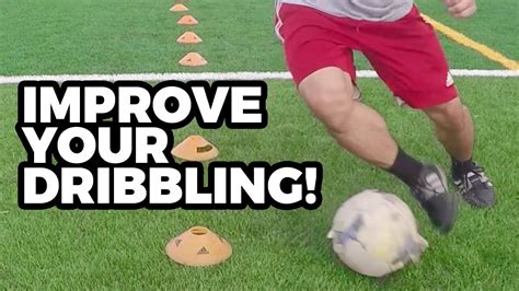 Individual Soccer Cone Dribbling Drills Youtube