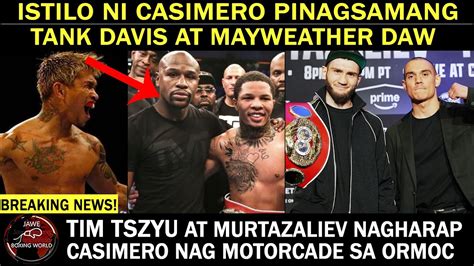 Istilo Ni CASIMERO Pinagsamang Tank Davis At Mayweather Ayon Kay