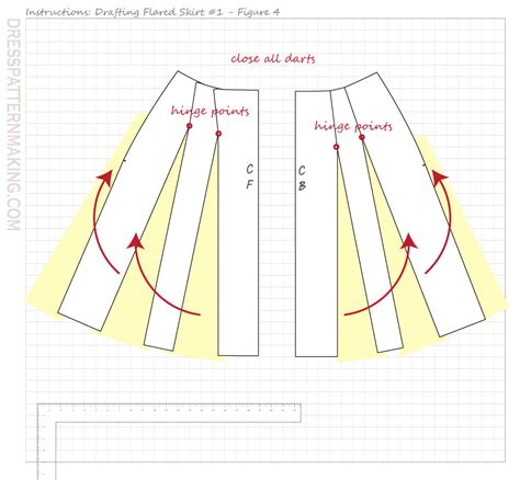 Flared Skirt Pattern Drafting