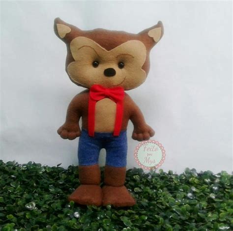 Chapeuzinho Vermelho E Lobo Mau Bonecos Em Feltro Elo7 Teddy Bear