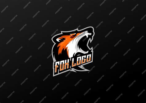 Premium Vector Fox Head Logo Esport Design Mascot