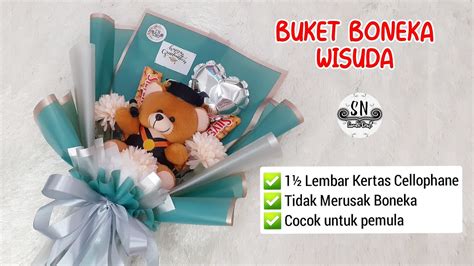 Tutorial Buket Boneka Dan Coklat GEMBUL BUKET BONEKA WISUDA Buket