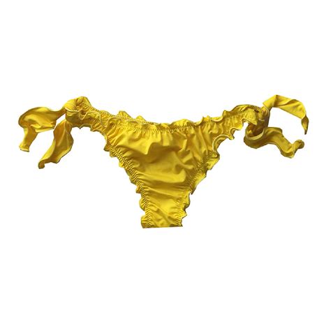 Mia Slip Normale O Brasiliana Fru Giallo New Solo Slip Normale ElleBi Bikini