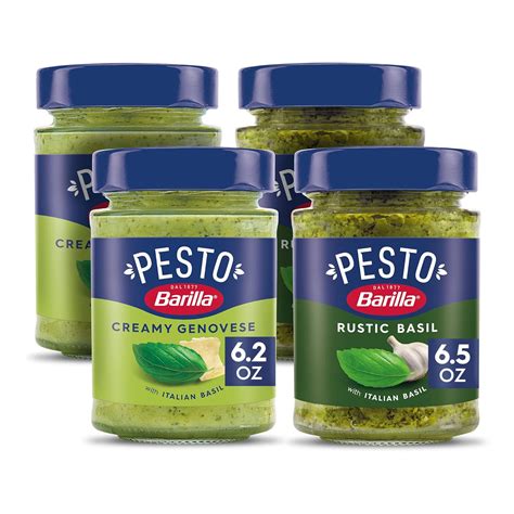 Amazon Barilla Creamy Genovese And Rustic Basil Pesto Sauce Made