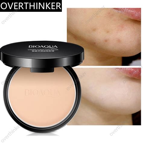 Bioaqua Mineral Pressed Face Powder Concealer Base Makeup Performance