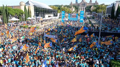 Horarios y recorrido de la manifestación de la Diada 2021 en Cataluña