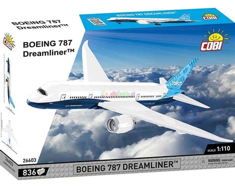 Zestaw Klock W Cobi Samolot Boeing Dreamliner