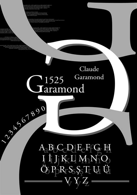 Garamond Font Poster Design :: Behance