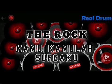 THE ROCK KAMU KAMULAH SURGAKU Real Drum Cover YouTube