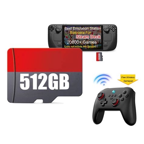 Amazon LSVEIIAKI 512GB Retro Game Micro SD Card For Steam Deck