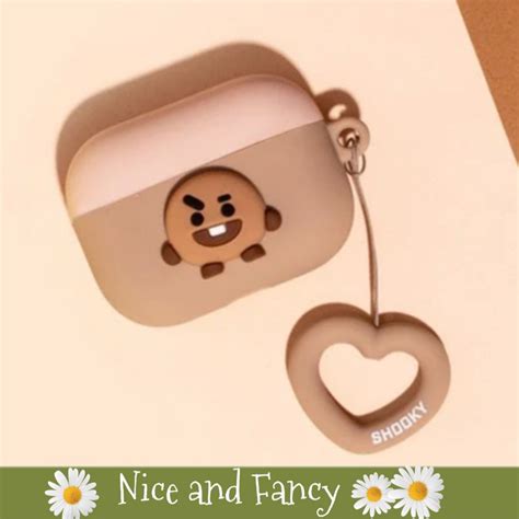 Bt Shooky Airpods Pro Case Heart Ring Duo On Carousell